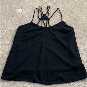 Charlotte Russe! Mesh Black Tank Top